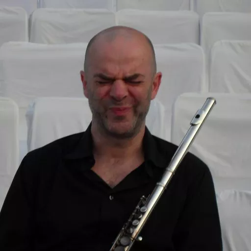 Fotoshooting vor dem Konzert in Indien, Hyderabad mit Andreas Spannagel